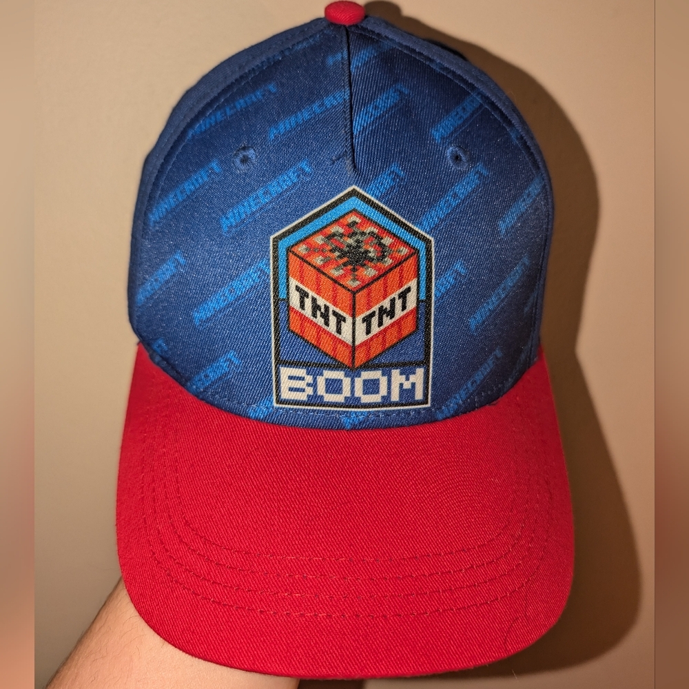 Minecraft TNT Boom OSFM Youth Baseball Cap / Hat